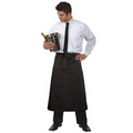 F24 Most Popular Black Pinstripe Bistro Apron w/ Pocket